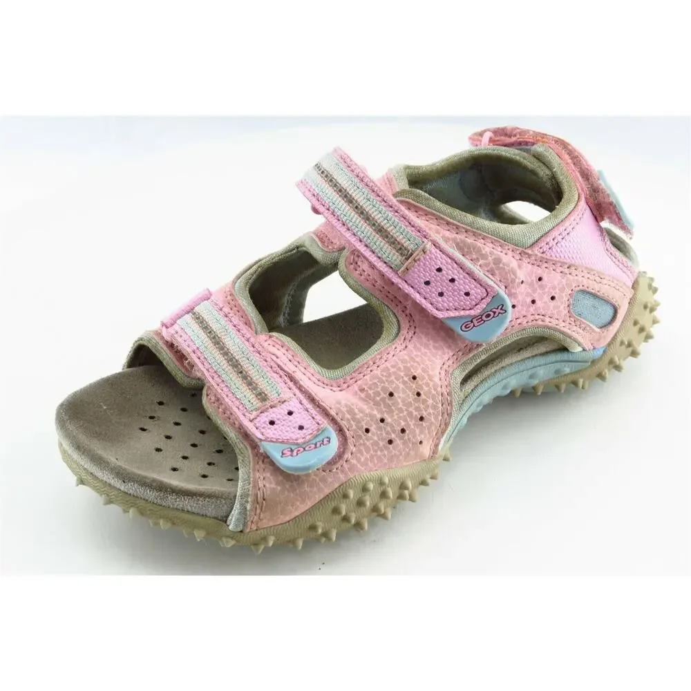 Geox Toddler Sz 10.5 Medium Pink Sandals‎ Synthetic
